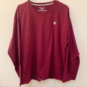 Champion | Men’s Maroon Long Sleeve Size XL